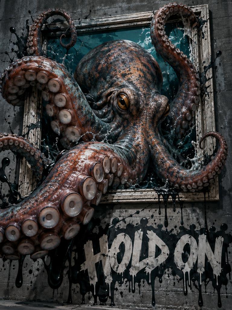 HOLD ON - Canvas Art Print