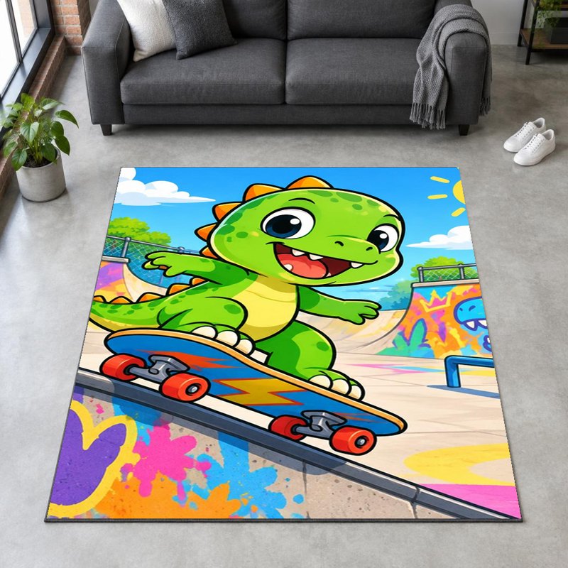 DINO SKATER - Accent Rug