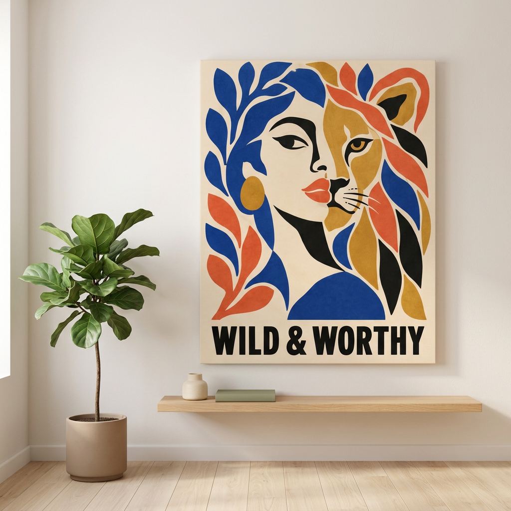 WILD & WORTHY - Stretched Canvas
