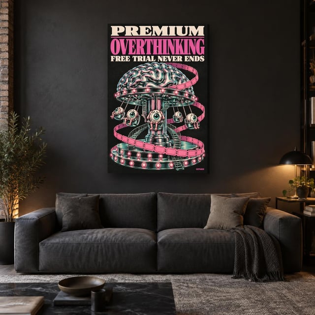 PREMIUM OVERTHINKING - Canvas