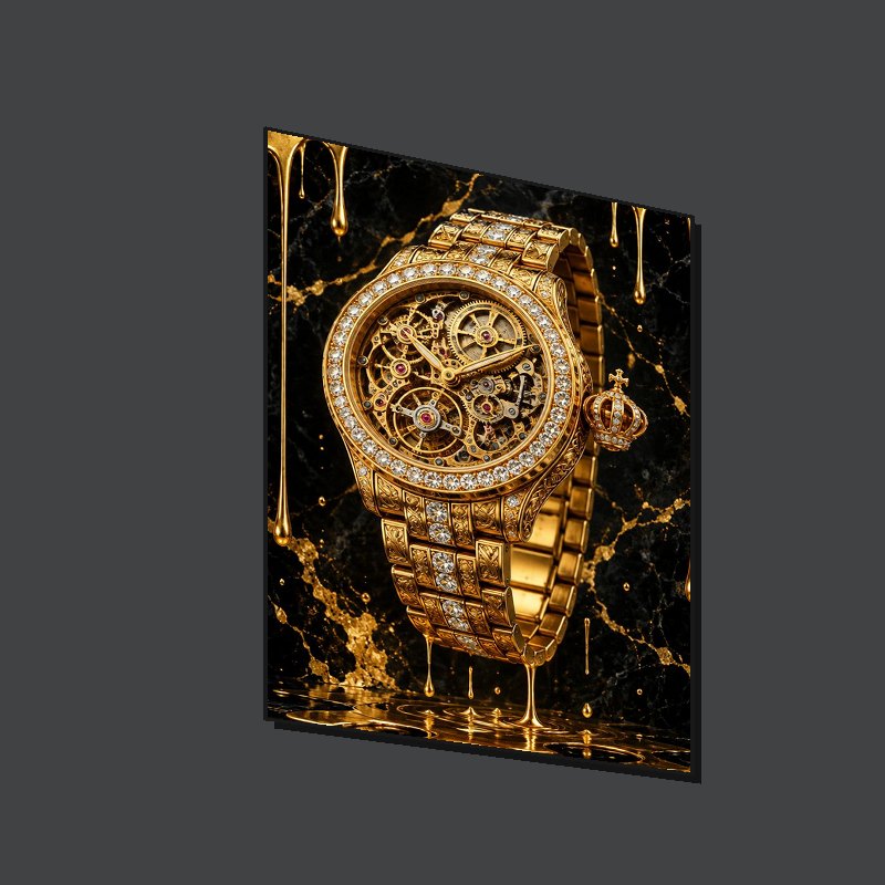 CROWN WATCH - Art Puzzle - Side view