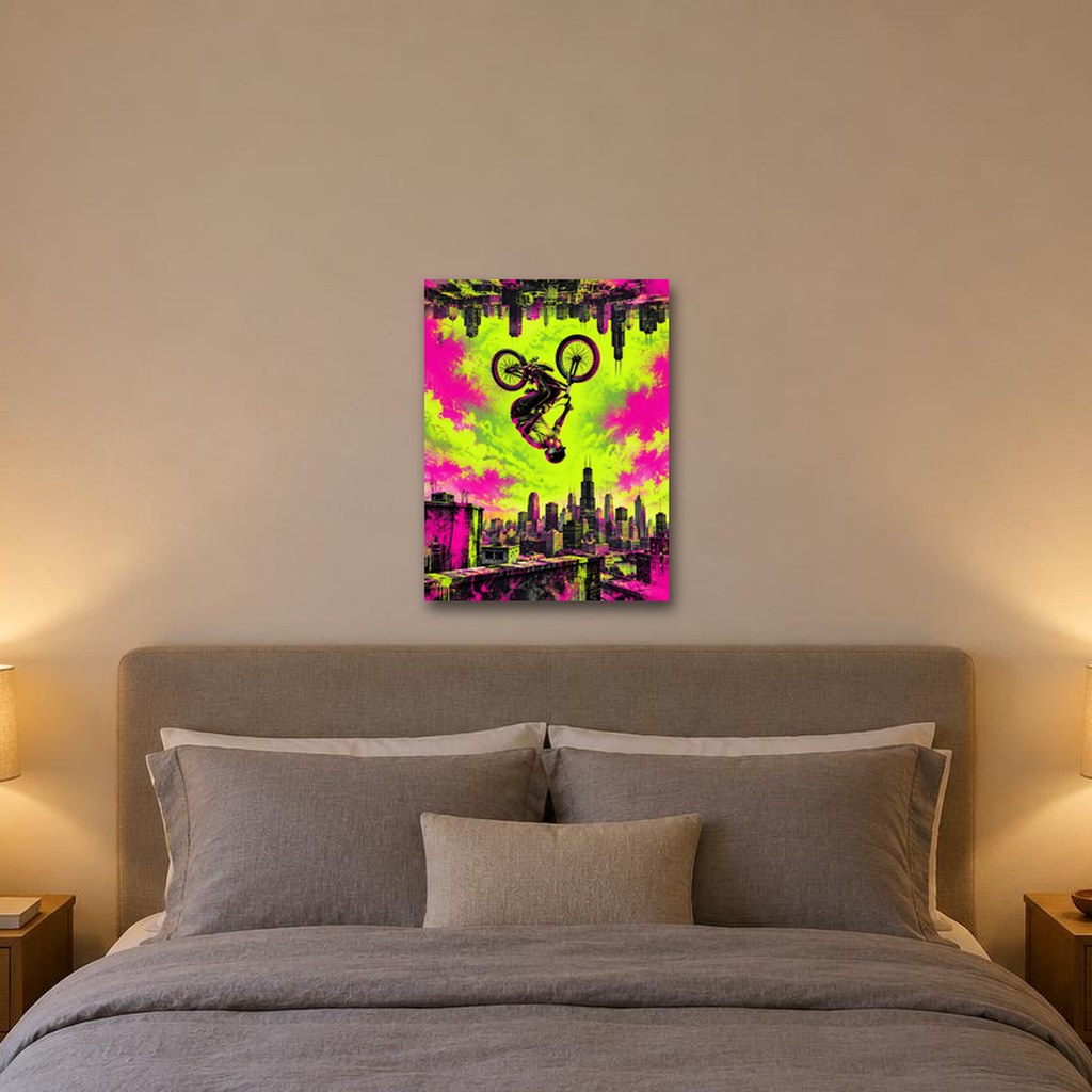 ROOF DROP - Stretched Canvas
