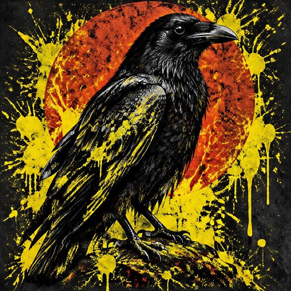 RAVEN FREQUENCY - Art Puzzle - Flat artwork