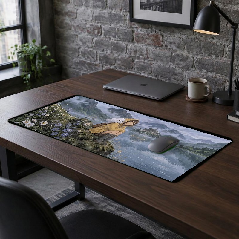 CLOUD FRIEND - XXL Desk Mat - In the room