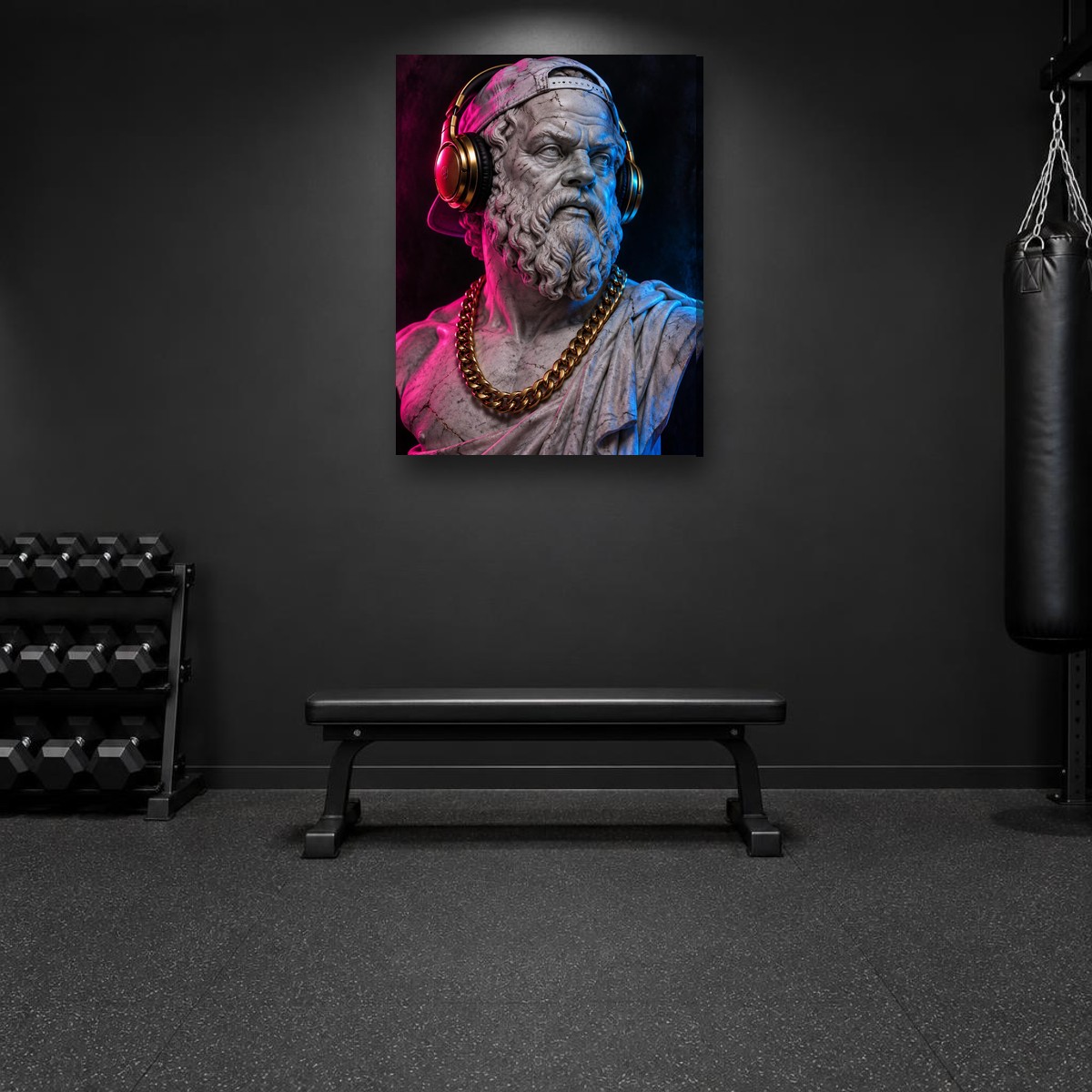 SOCRATES ON REPEAT - Canvas - In the room