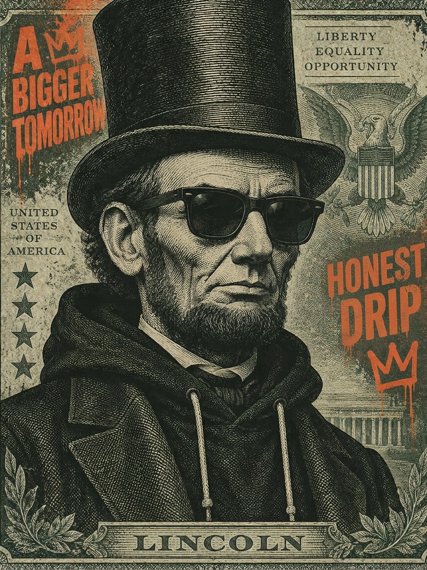 HONEST DRIP - Canvas - Flat artwork