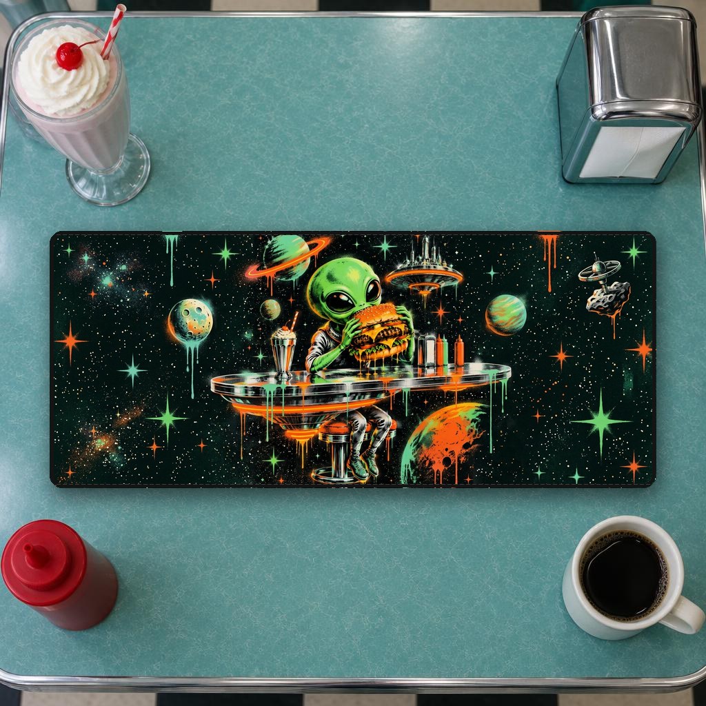 GALAXY BURGER - XXL Desk Mat