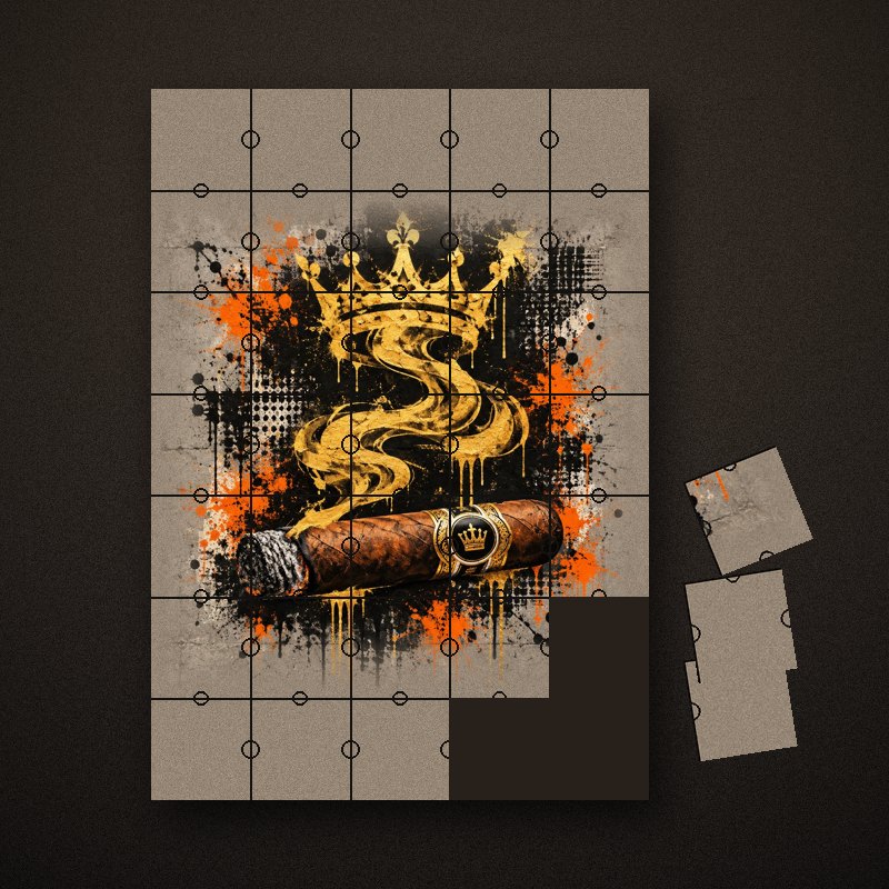 SMOKE CROWN - Art Puzzle