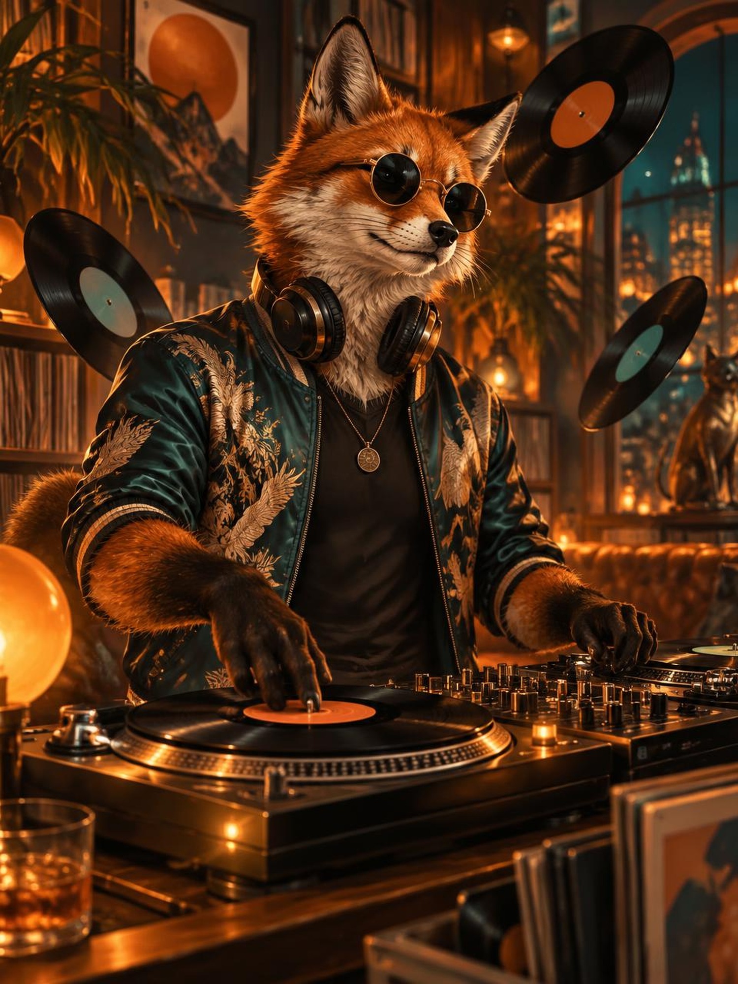 SLY ON THE DECKS - Canvas - Flat artwork