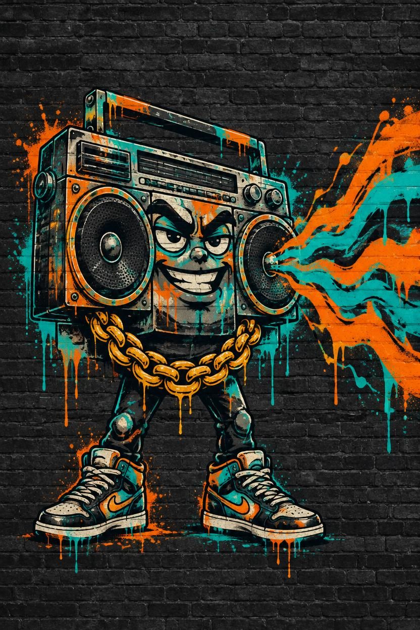 BOOMBOX KING - Canvas