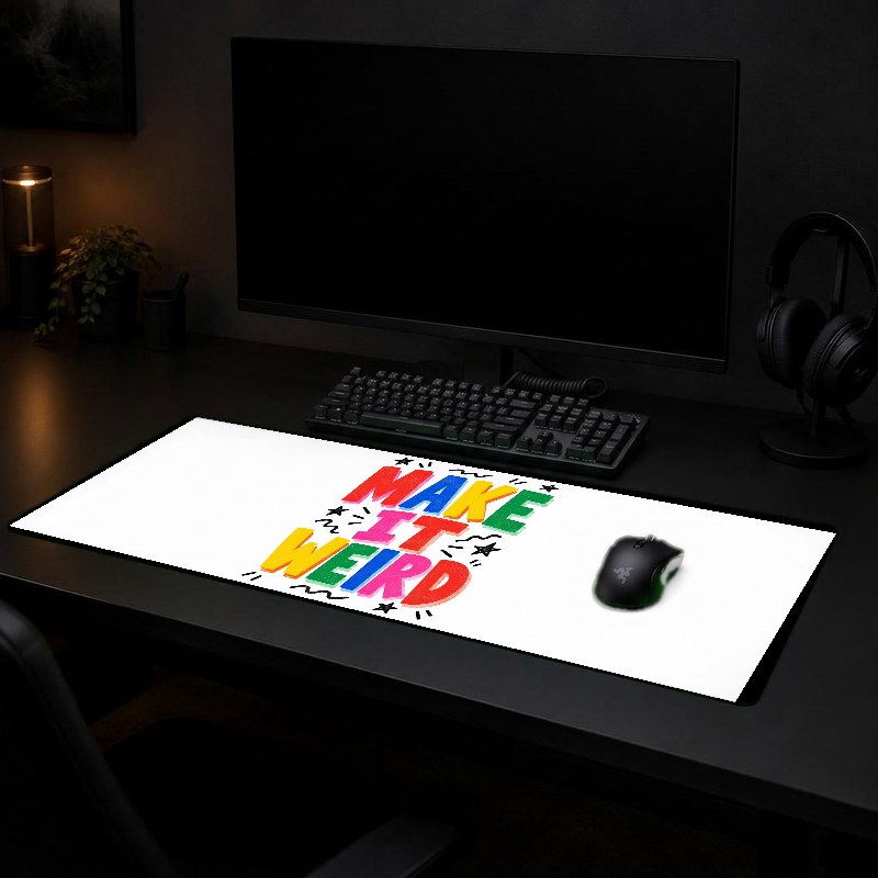 MAKE IT WEIRD - XXL Desk Mat