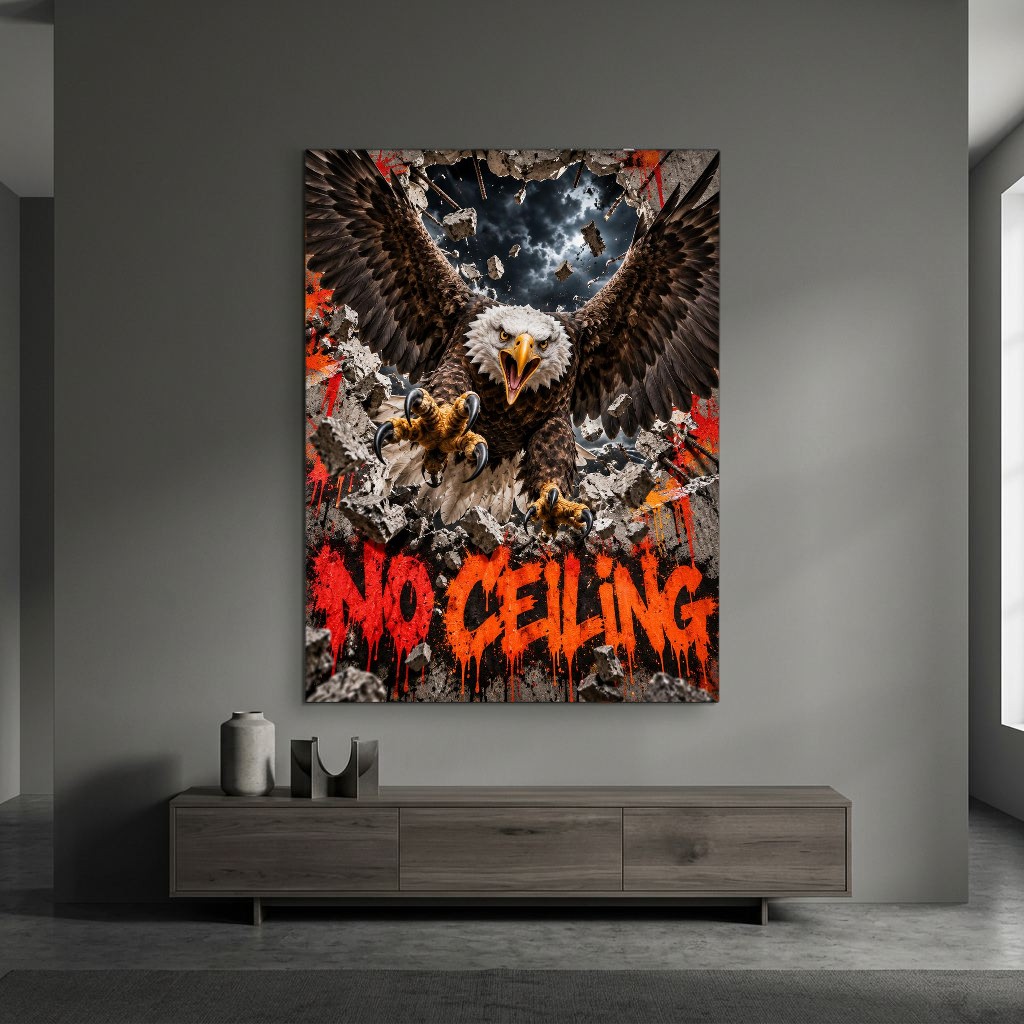 NO CEILING - Canvas Art Print