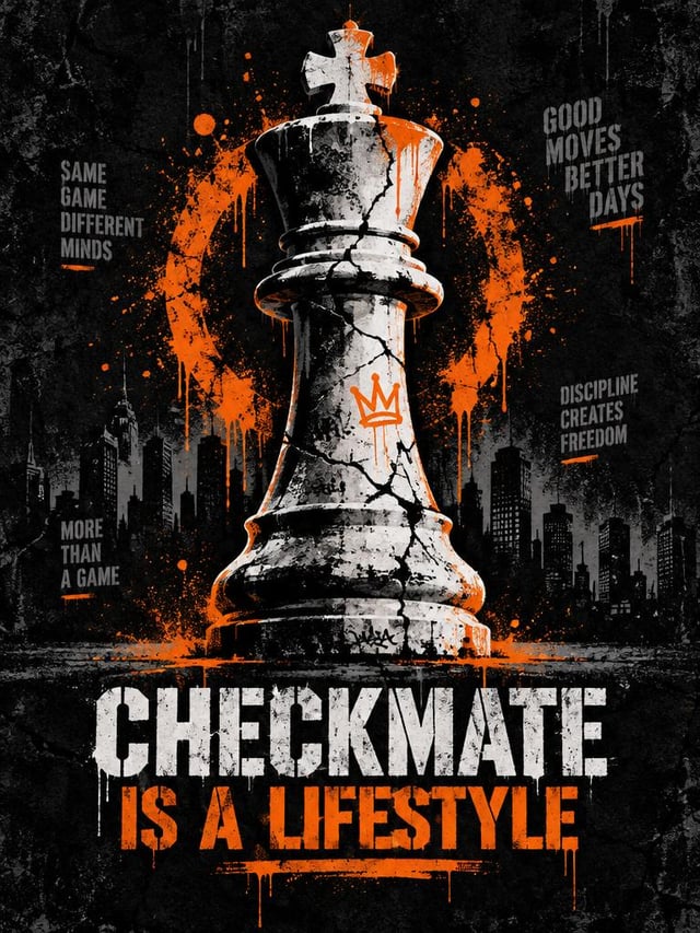 CHECKMATE IS A LIFESTYLE · Art Puzzle