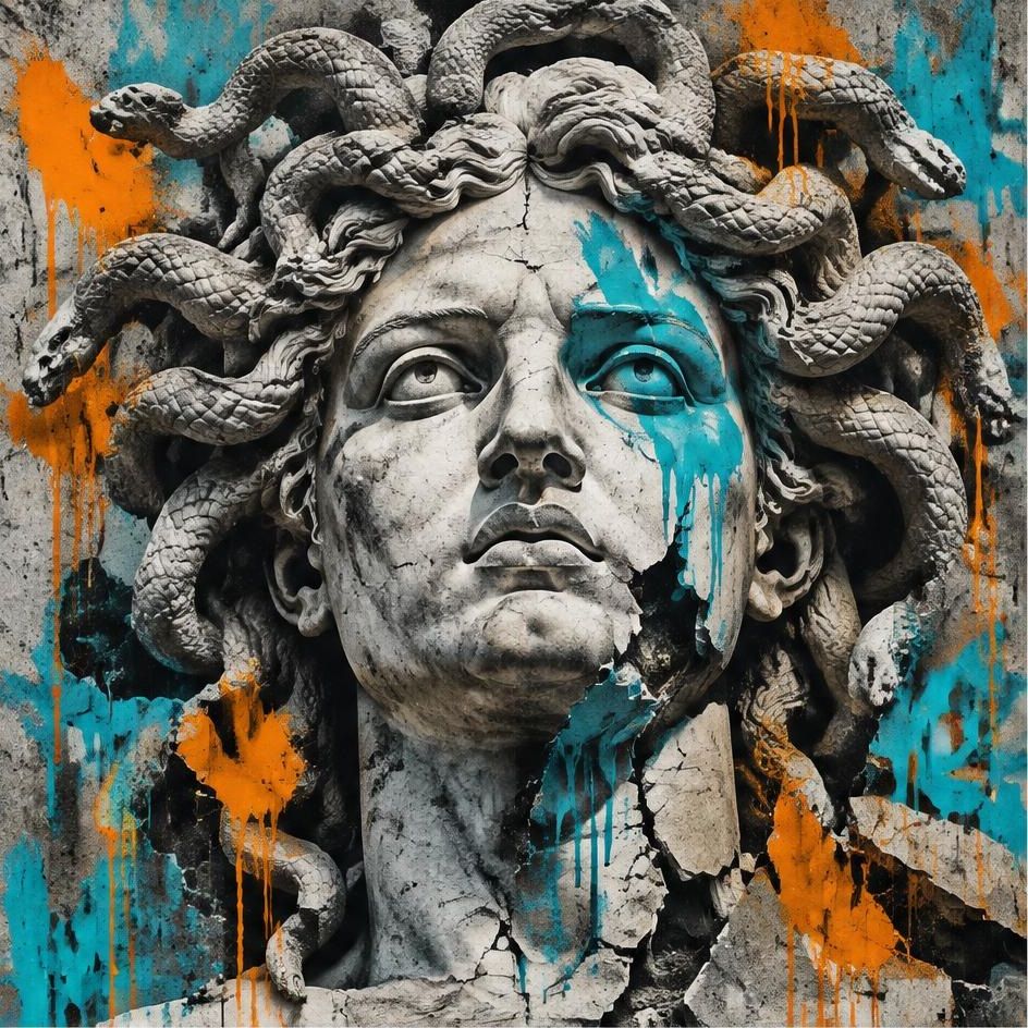 BROKEN MEDUSA · Wall Tapestry