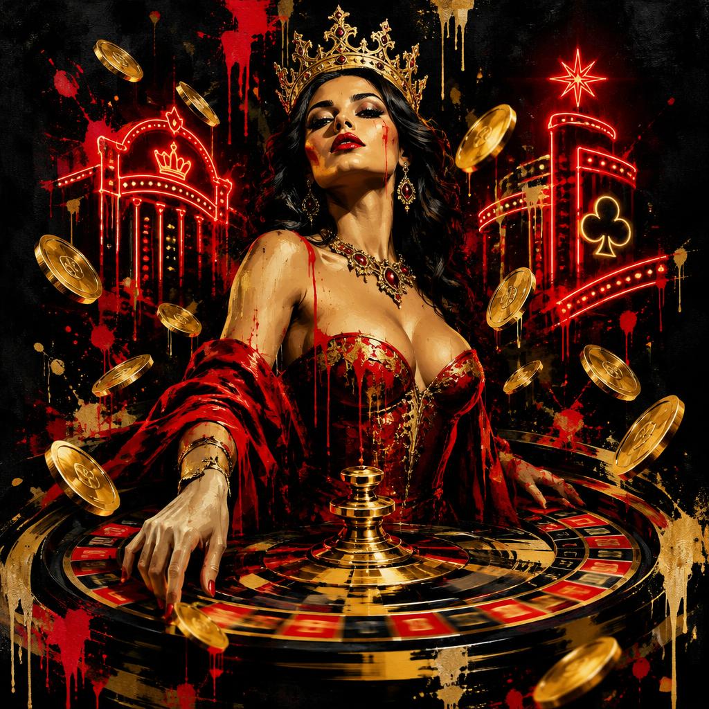 ROULETTE QUEEN - Accent Rug - Flat artwork