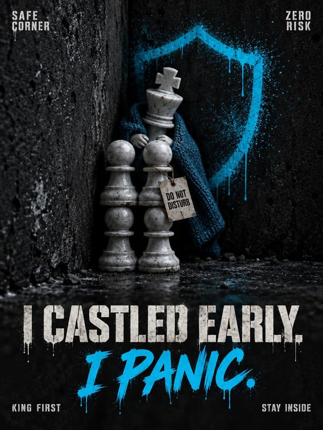 I CASTLED EARLY. I PANIC. · Art Puzzle