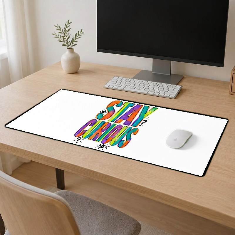 STAY CURIOUS - XXL Desk Mat
