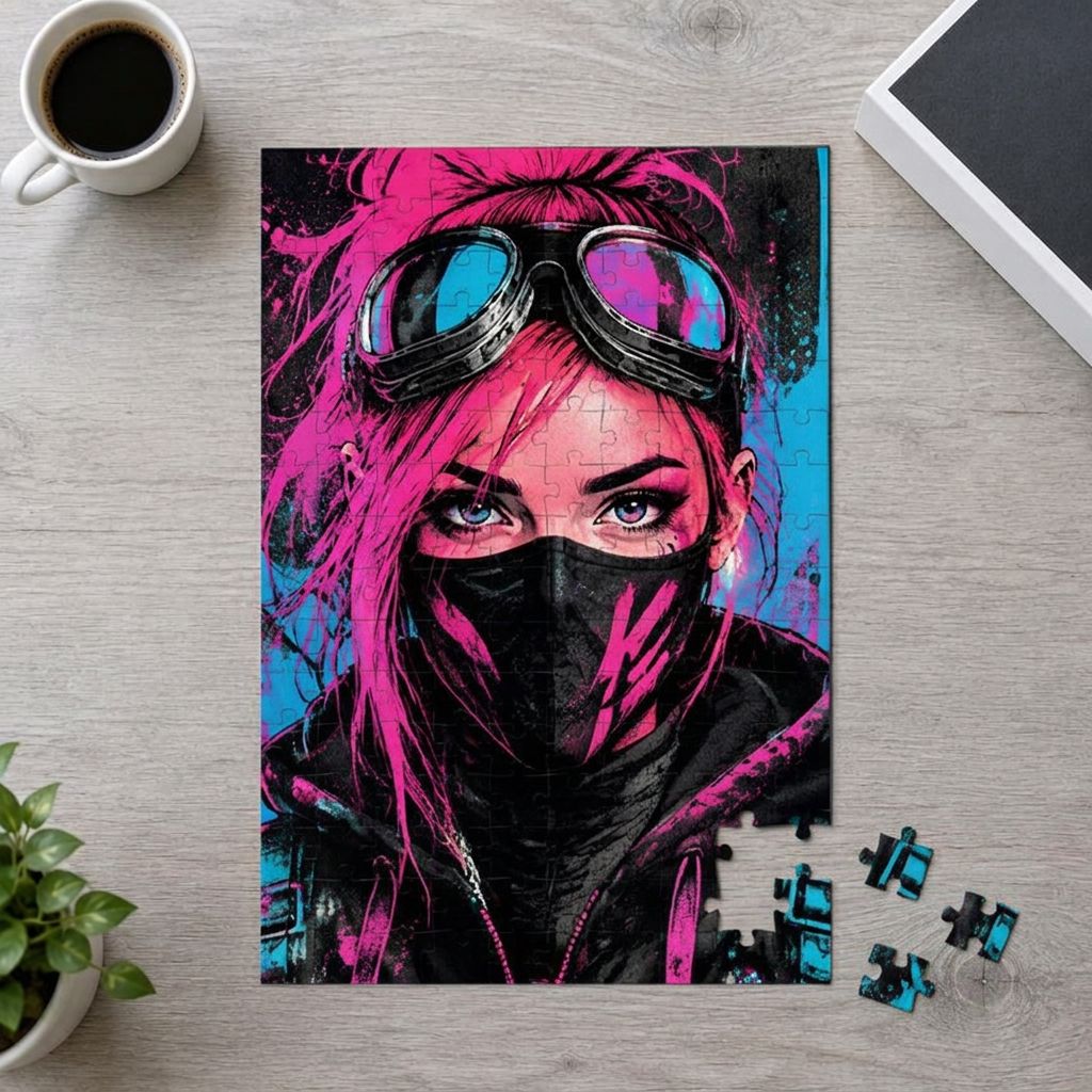 PINK RIOT - Art Puzzle
