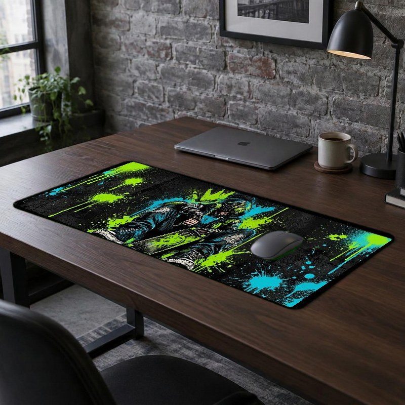 ACID RUNNER - XXL Desk Mat