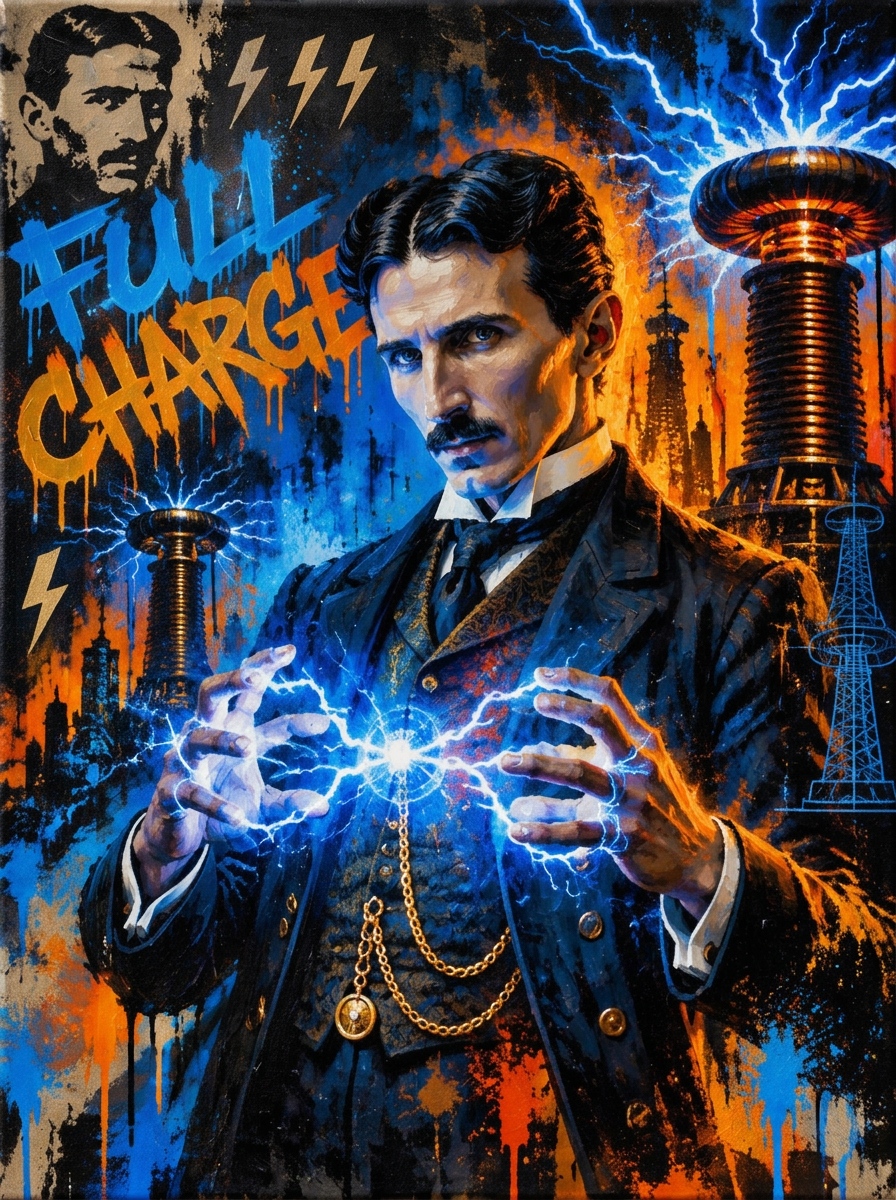 FULL CHARGE - Canvas - Flat artwork