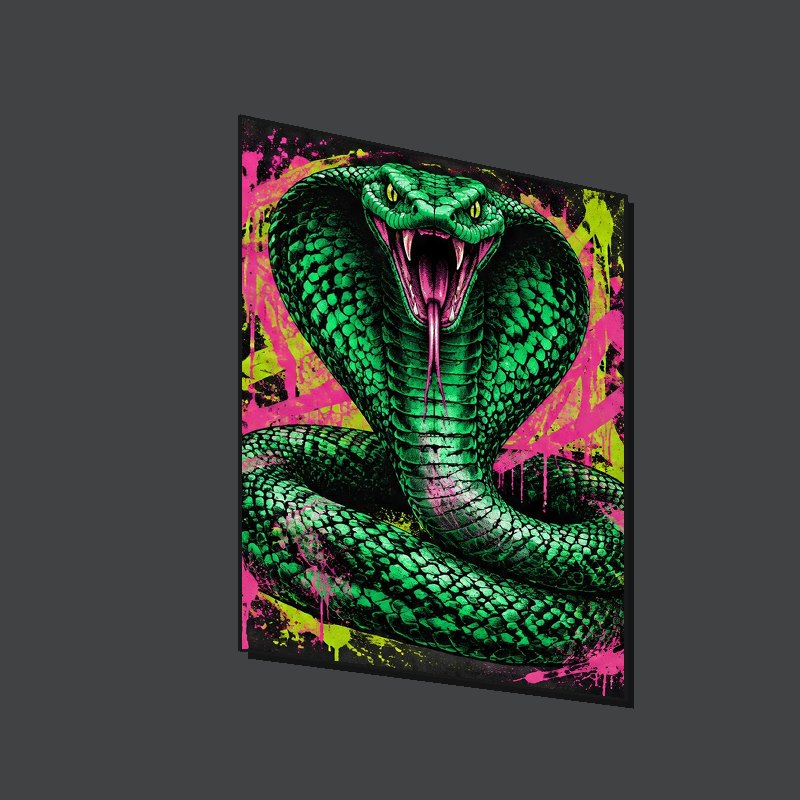 VENOM WAVE - Art Puzzle - Side view