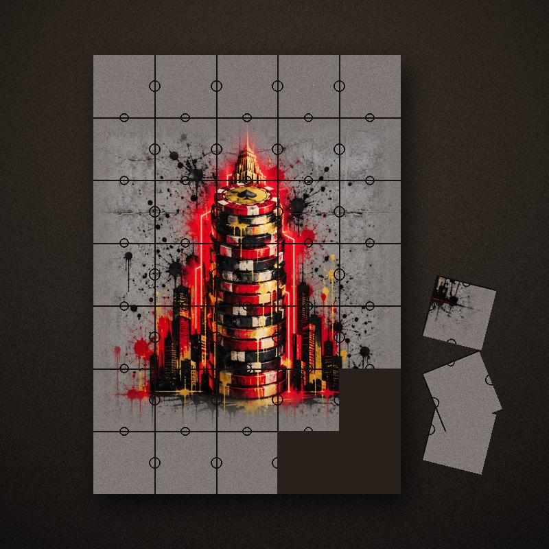 CHIP TOWER - Art Puzzle