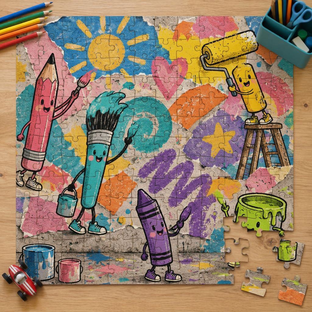 DOODLE CREW - Art Puzzle