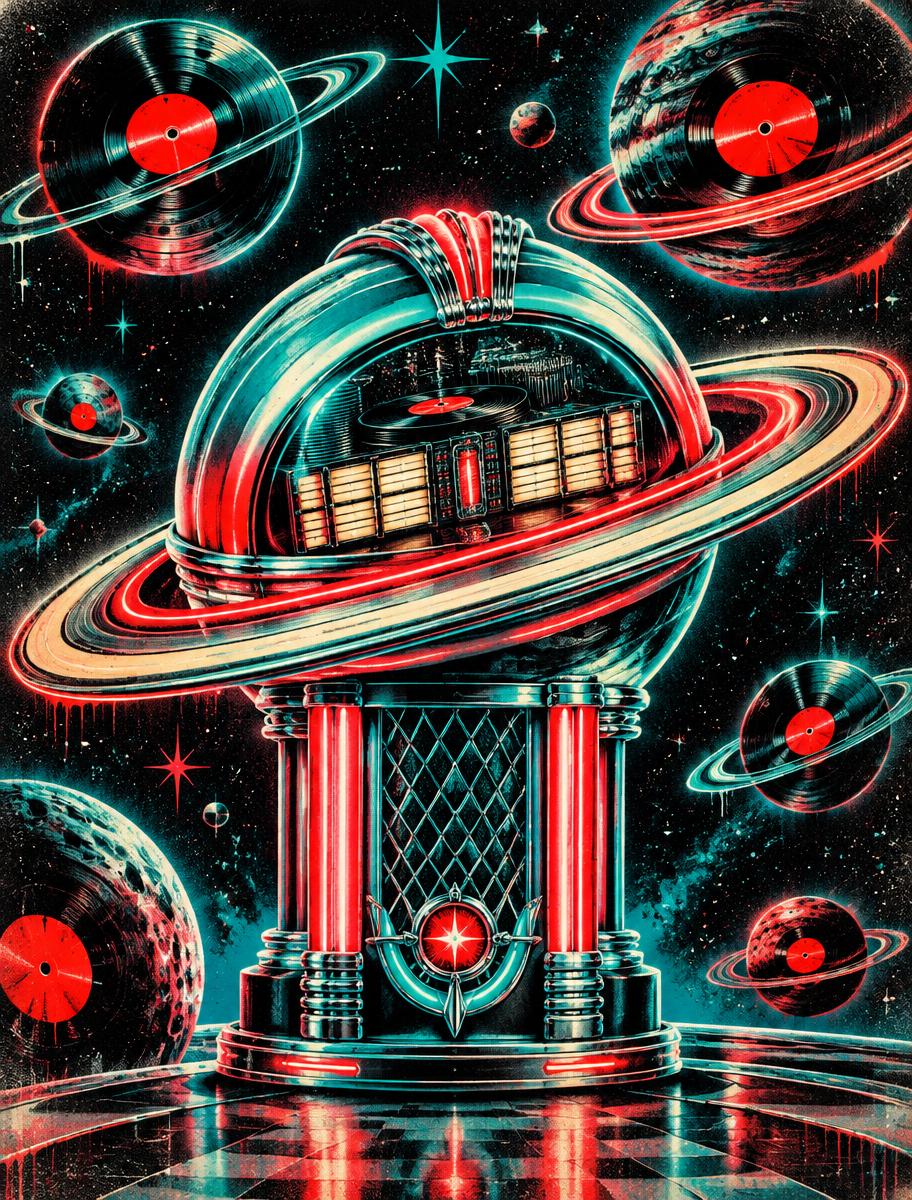 SATURN JUKEBOX · Fleece Blanket