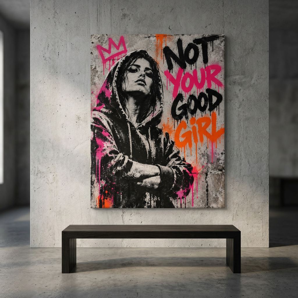 NOT YOUR GOOD GIRL - Stretched Canvas
