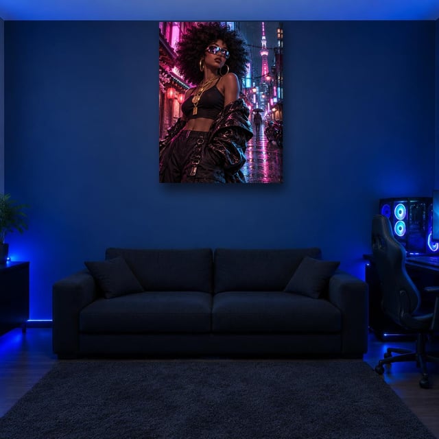 NEON ROYALTY - Canvas
