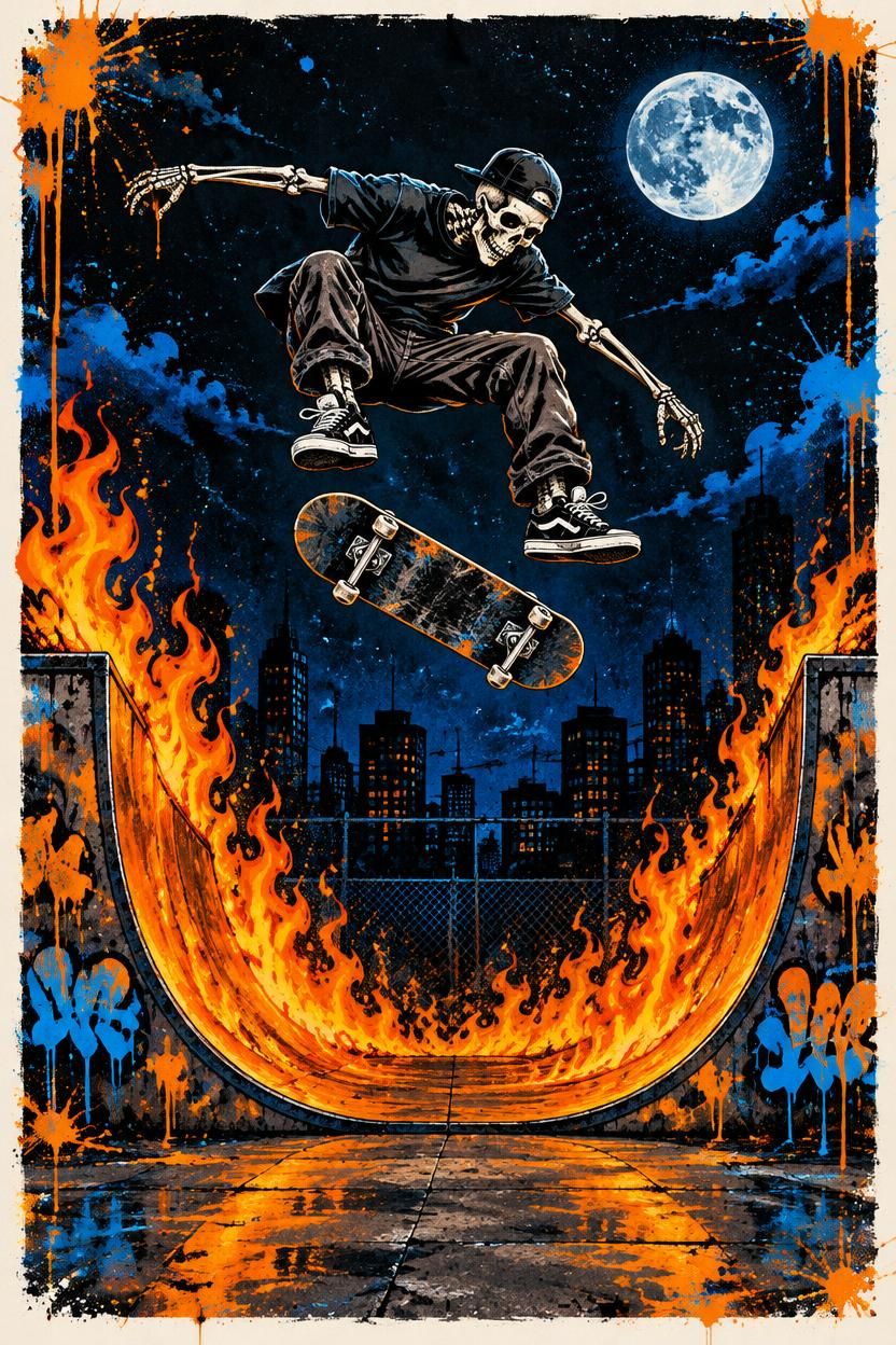 BONE FLIP - Canvas