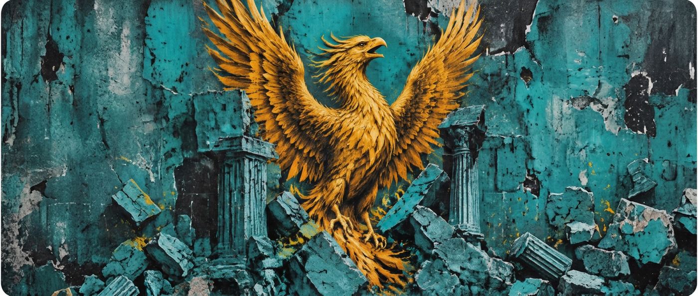 ASH PHOENIX - XXL Desk Mat - Flat artwork