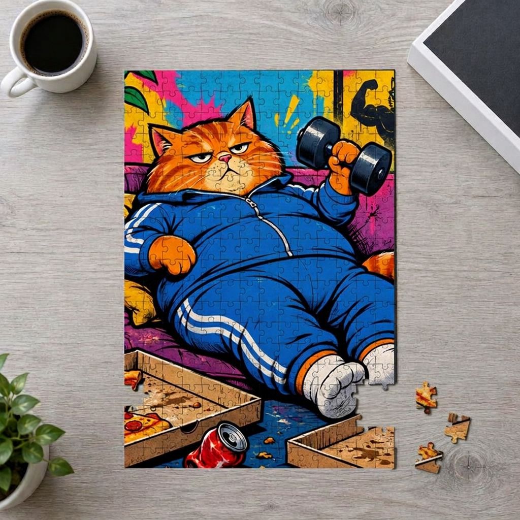 DIET STARTS TOMORROW - Art Puzzle