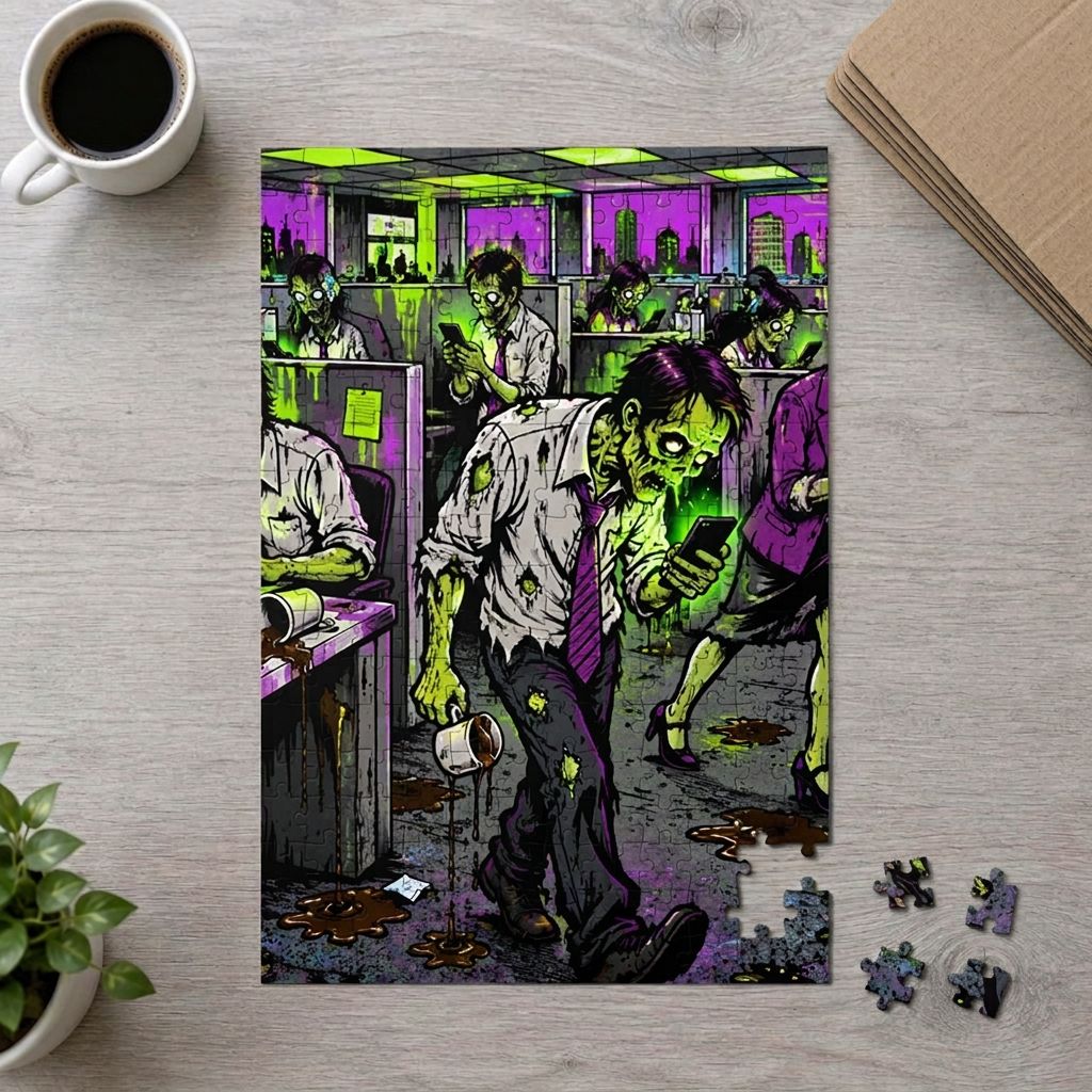 OFFICE ZOMBIES - Art Puzzle