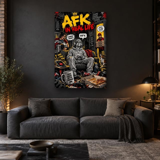 AFK IN REAL LIFE - Canvas
