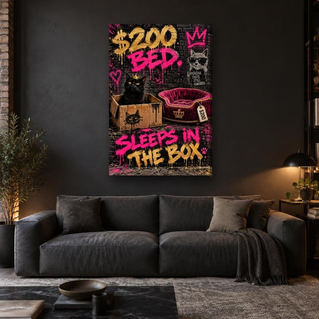 SLEEPS IN THE BOX - Canvas