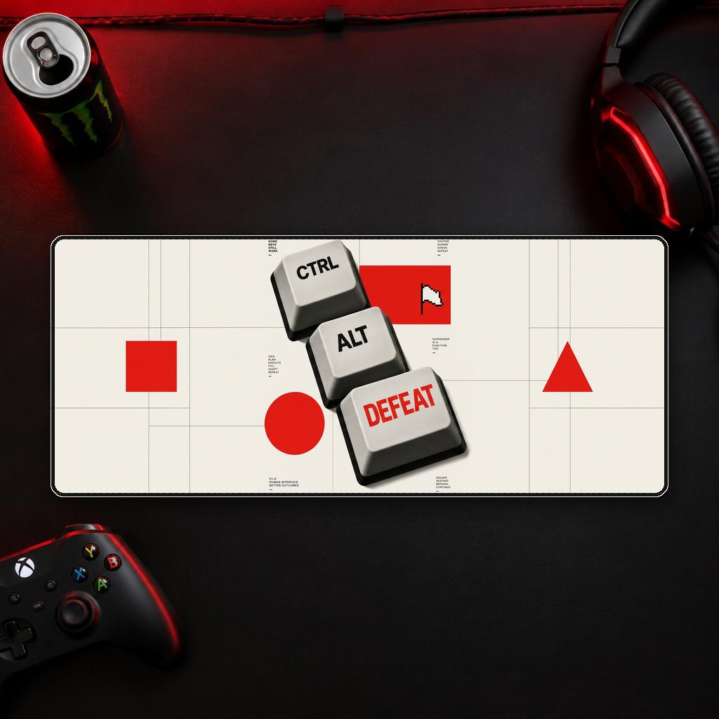 CTRL ALT DEFEAT - XXL Desk Mat