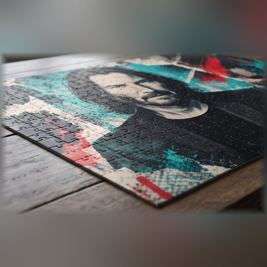 QUIET REBEL - Art Puzzle - Side view