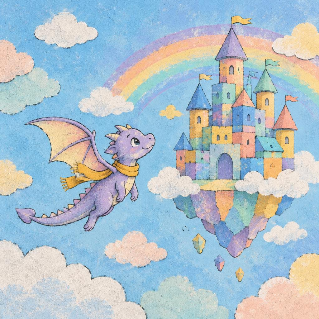 CLOUD CASTLE · Fleece Blanket - Flat artwork