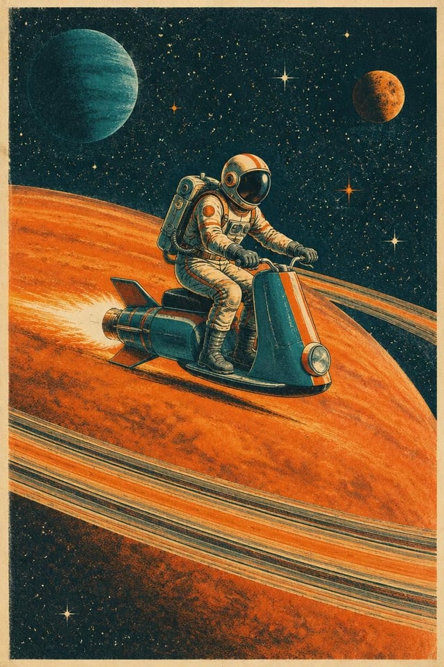 ROCKET RIDER · Art Puzzle