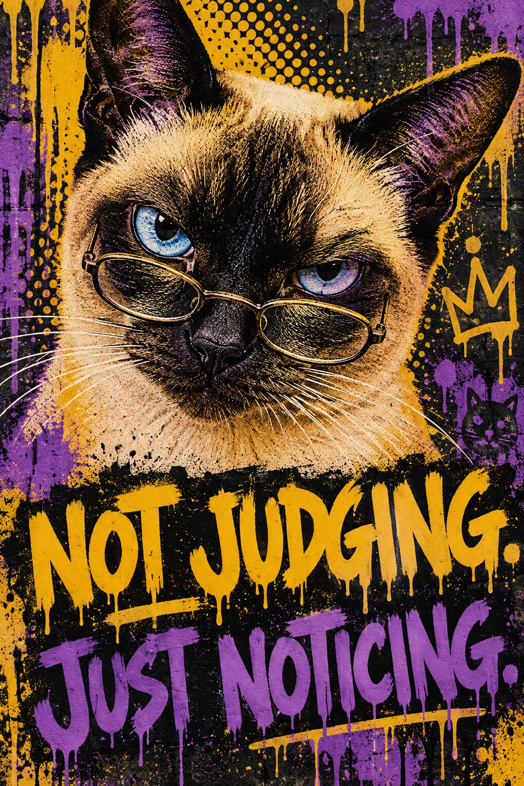 NOT JUDGING. JUST NOTICING.