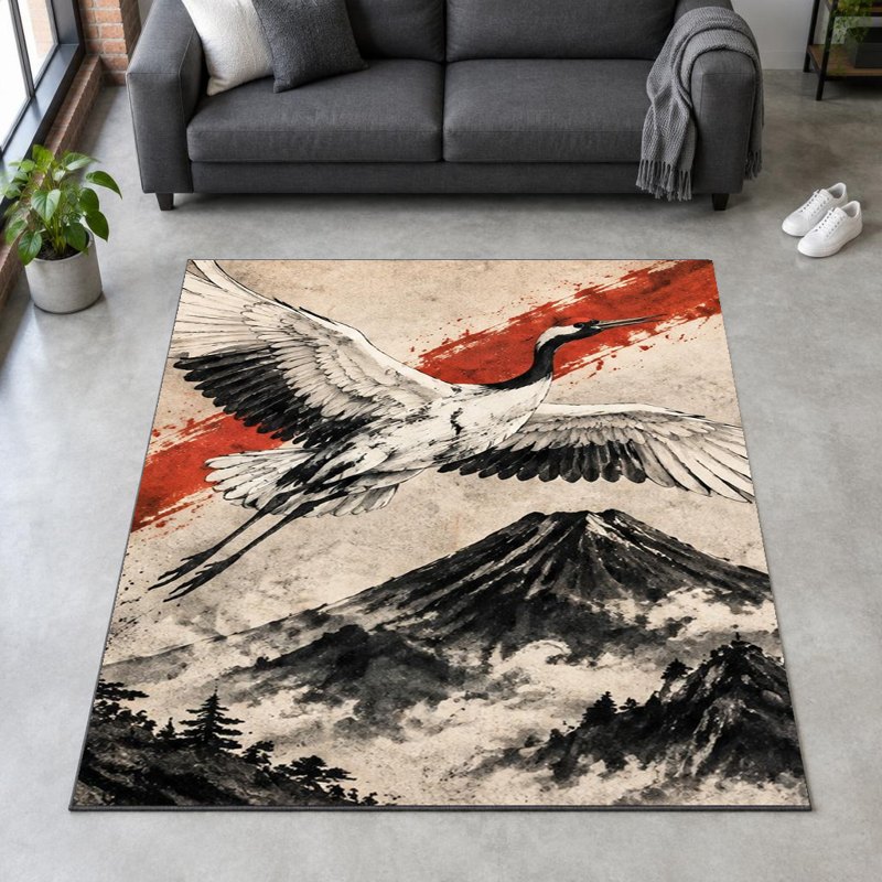 SILENT CRANE - Accent Rug