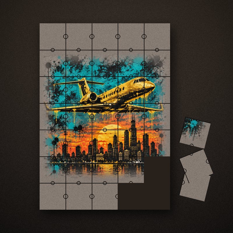 GOLD JET - Art Puzzle
