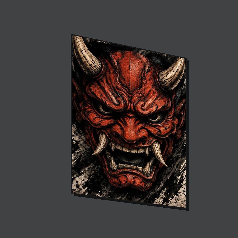 ONI RAGE - Art Puzzle - Side view