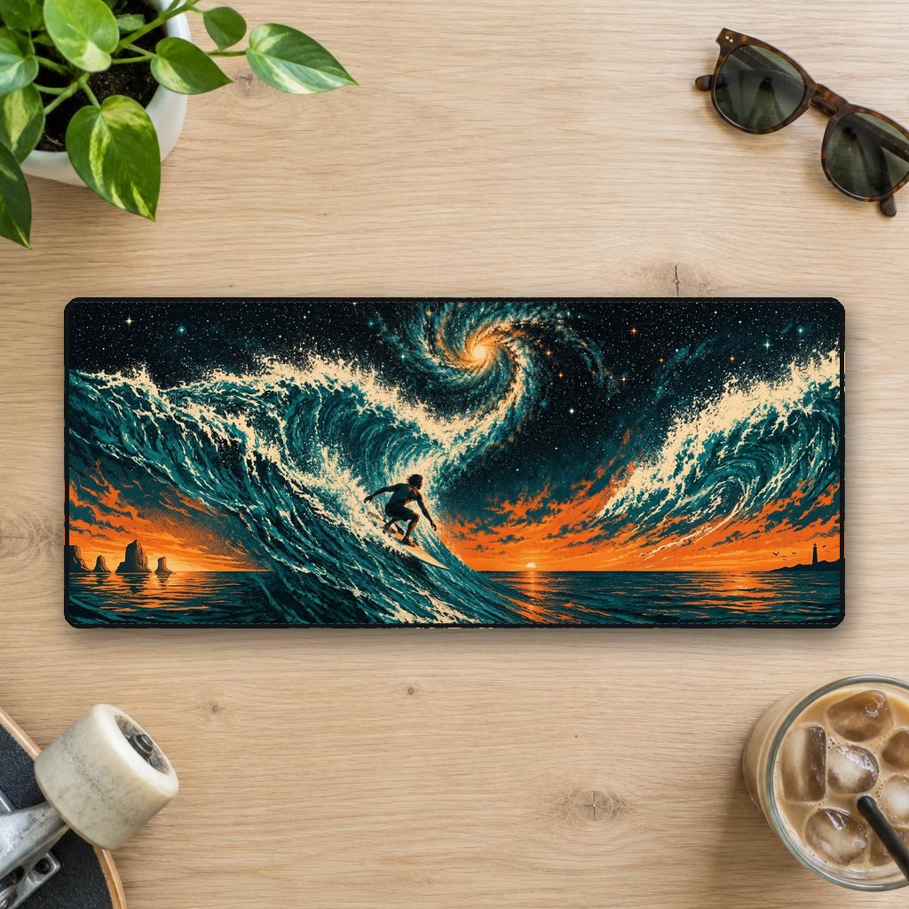 SKY CURL - XXL Desk Mat