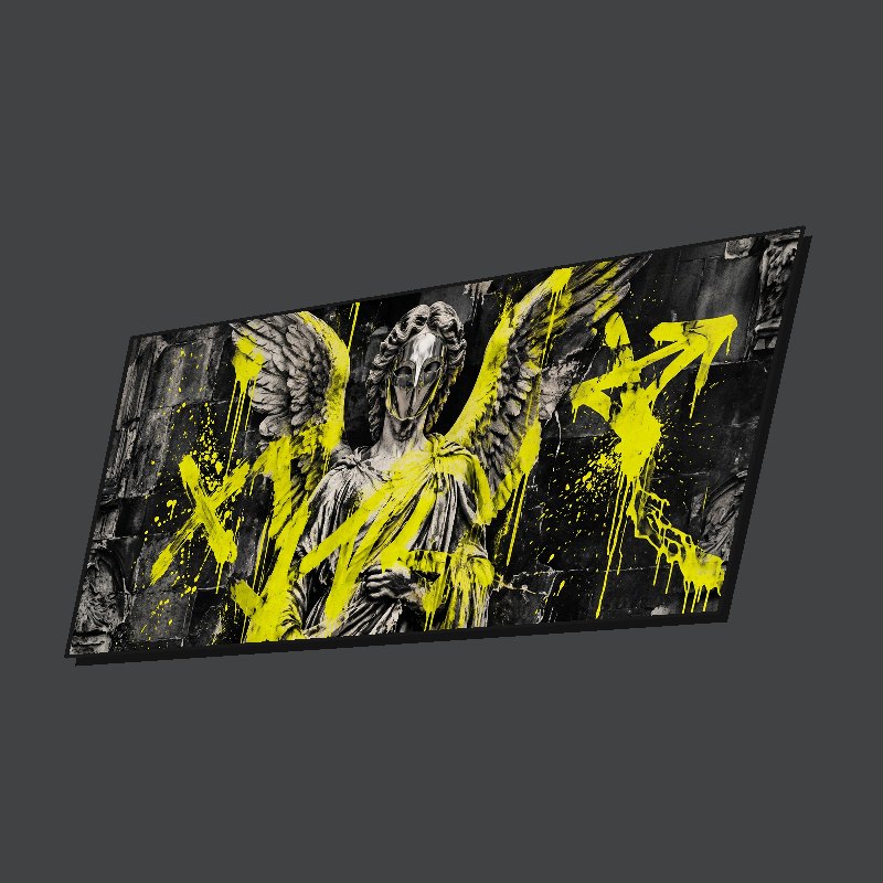 FALLEN ANGEL - XXL Desk Mat - Side view