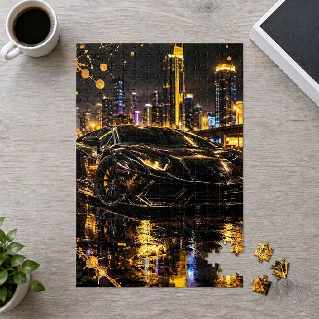 MIDNIGHT SUPERCAR - Art Puzzle