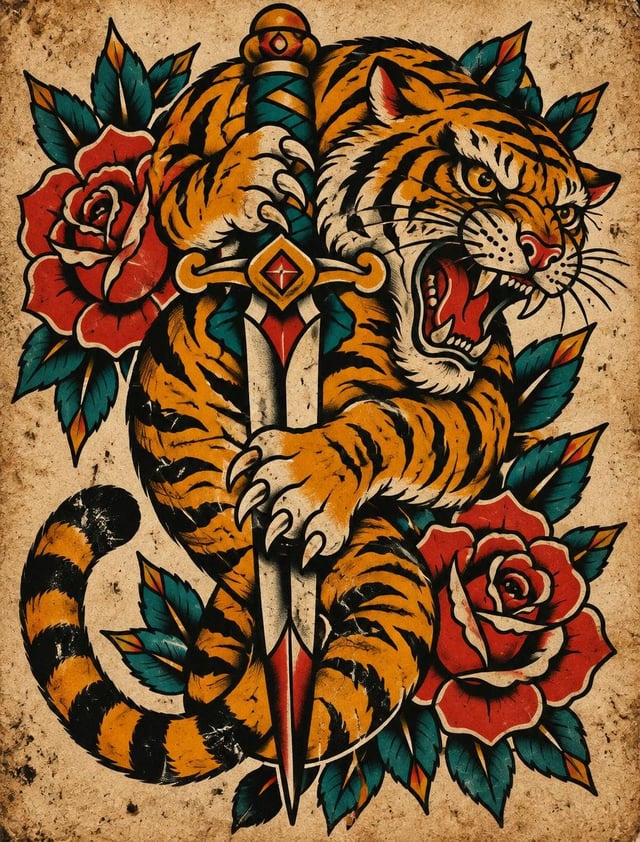 ROSE TIGER · Art Puzzle