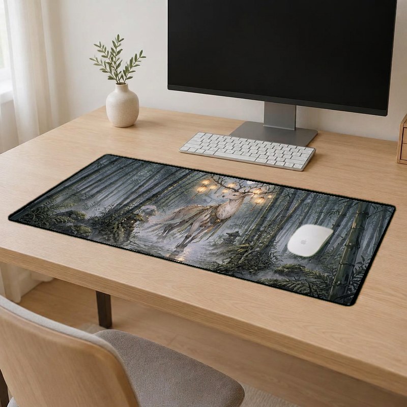LANTERN STAG - XXL Desk Mat