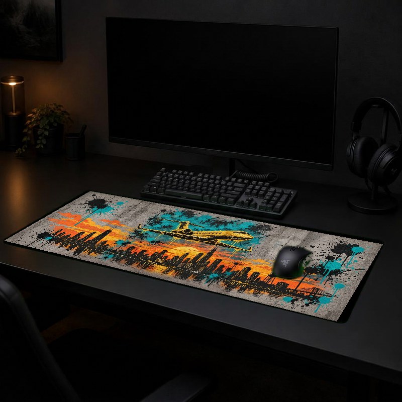 GOLD JET - XXL Desk Mat